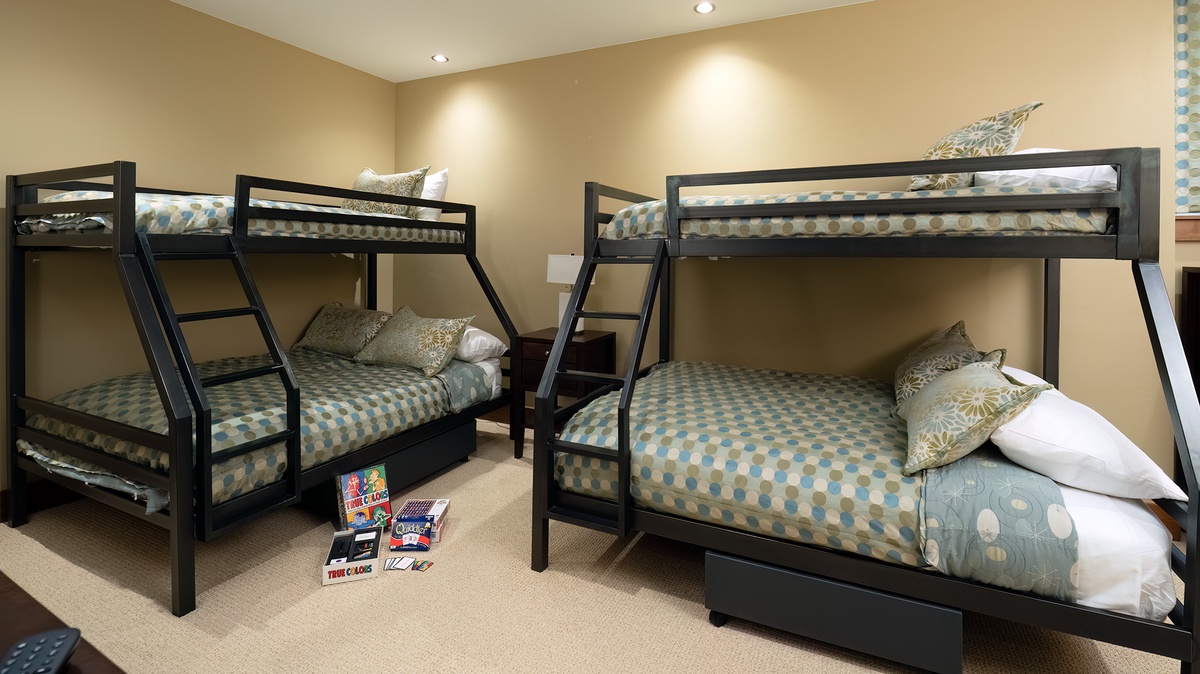 Bedroom 3, Main Level - Bunkroom 2 with two twin over twin bunks