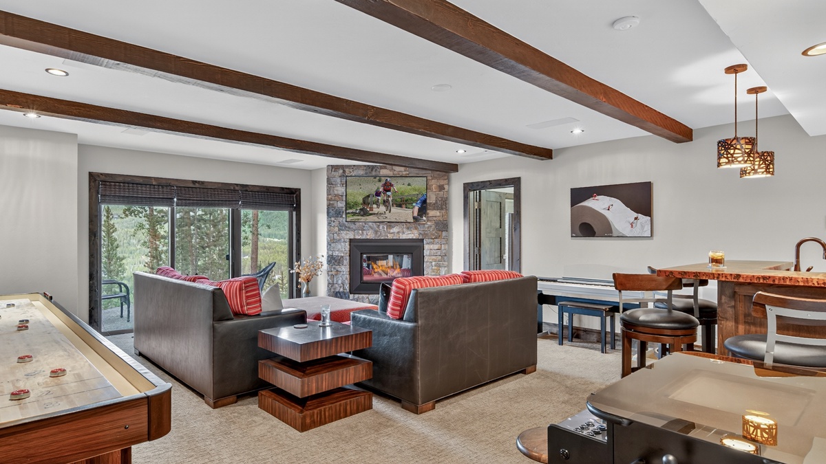 Lower level family room