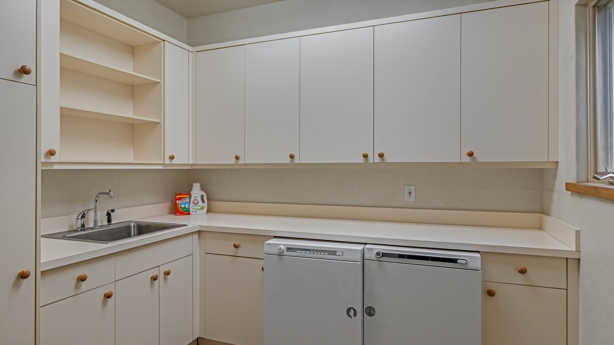 Laundry room on main level
