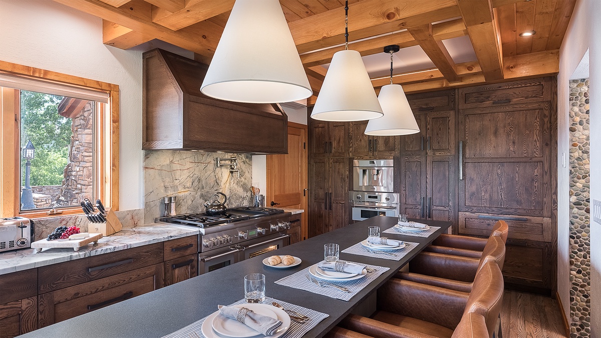 Gourmet Kitchen Thermador cooking and coffee