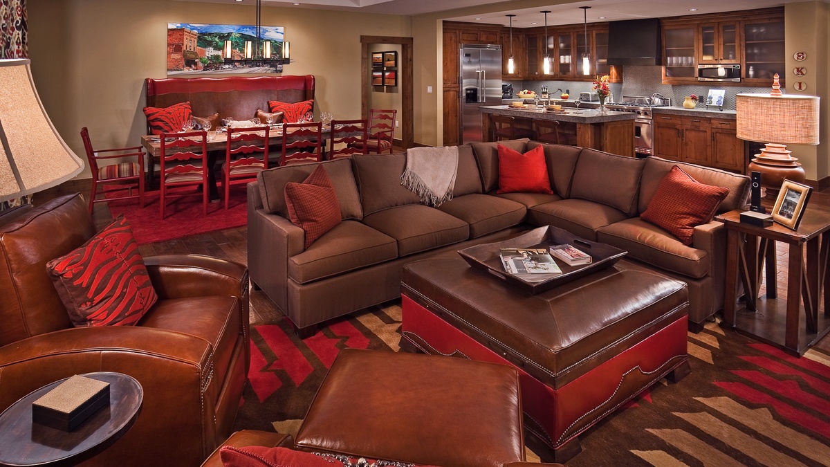 Great Room, Main Level - With sectional seating and open layout