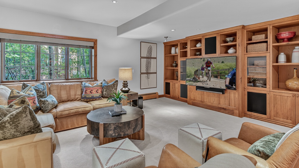 Family Room, Lower Level - With big screen TV