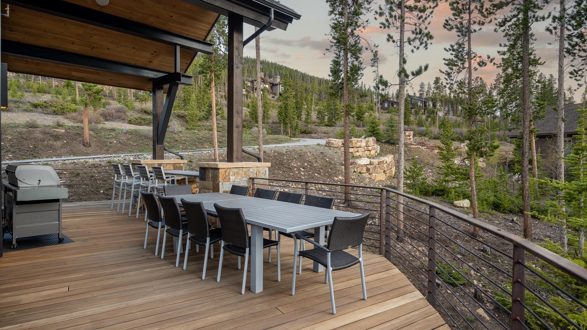 Outdoor entertainment space