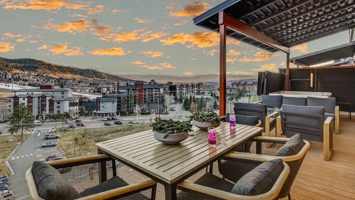 Deck, Upper Level - Outdoor seating overlooking mountain views