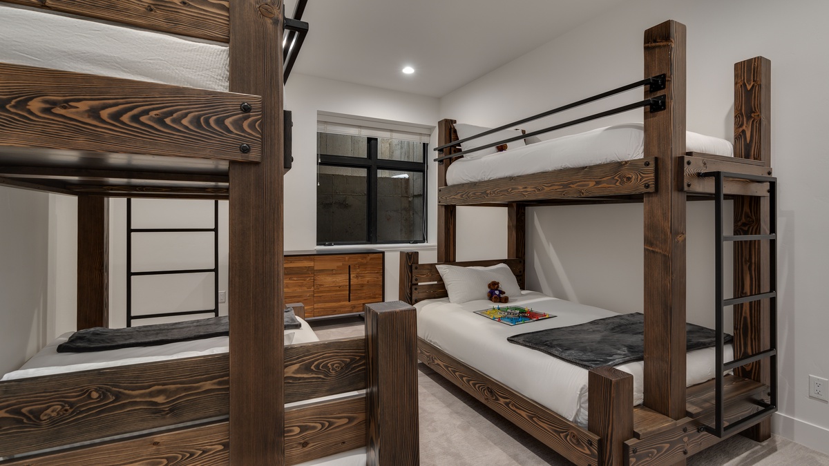 Bedroom 3, Lower Level - Bunkroom twin over full bunk