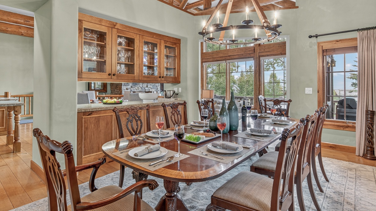 Dining Area, Main Level - With views