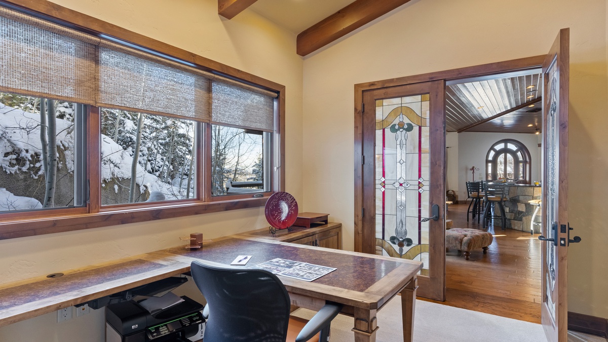 Private office with door