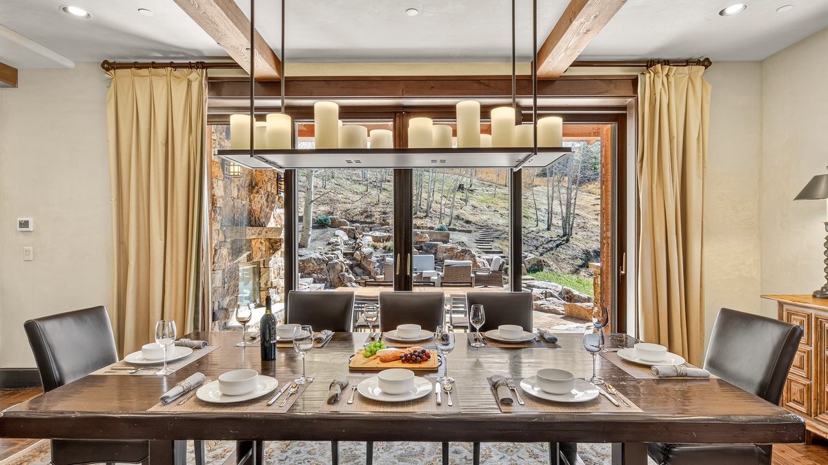 Dining Area and Patio, Main Level