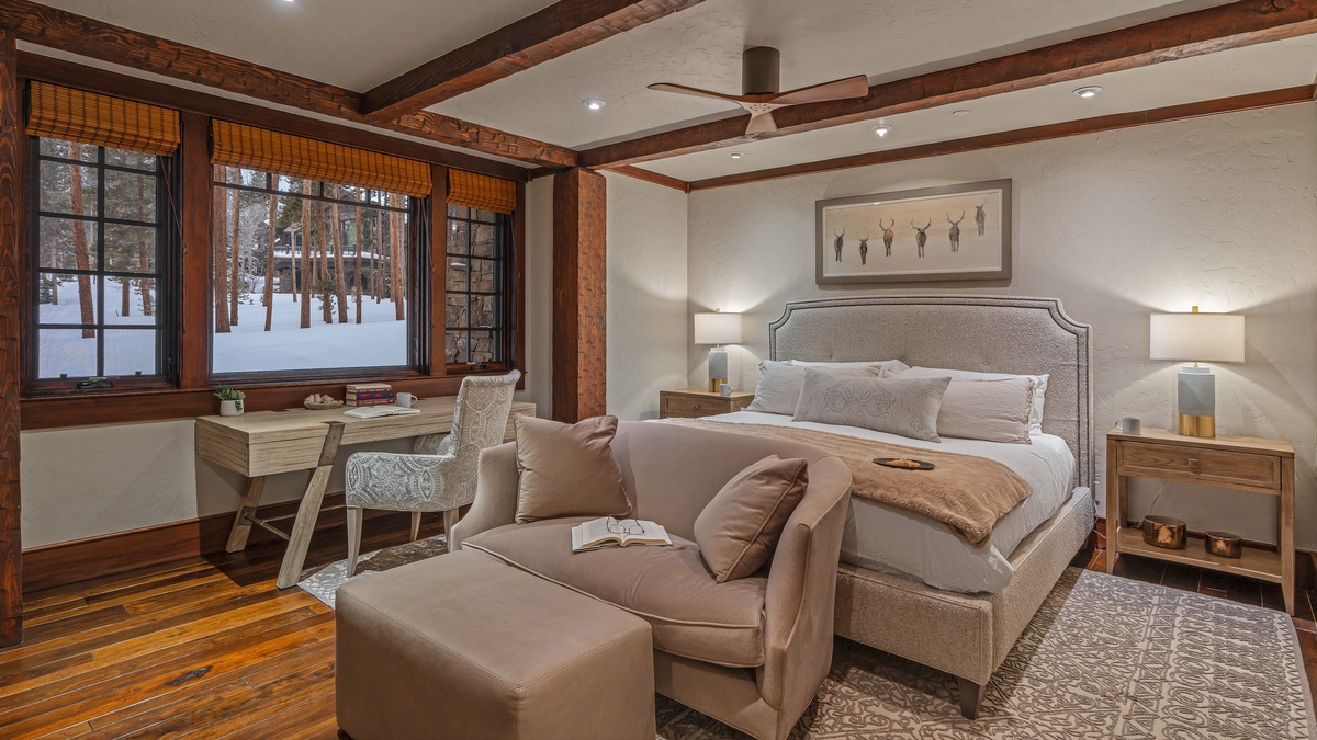 Bedroom 2, Lower Level - King suite 1 with TV and ensuite