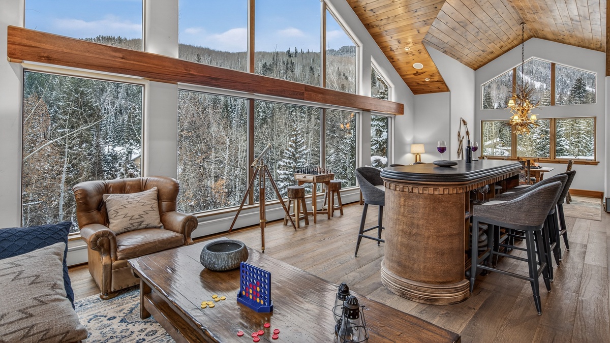 Bar and Family Area, Main Level