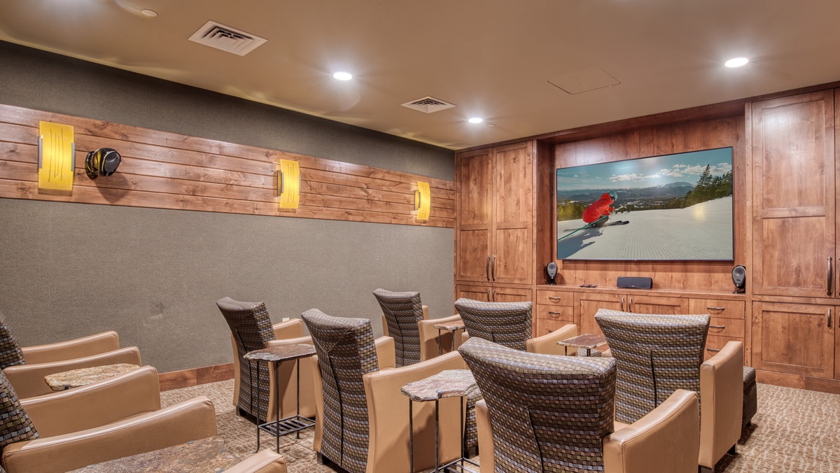 One Ski Hill Place: Common Area - Theater/Media Room (by reservation)