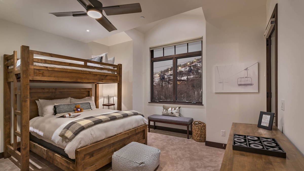 Upper level bunkroom