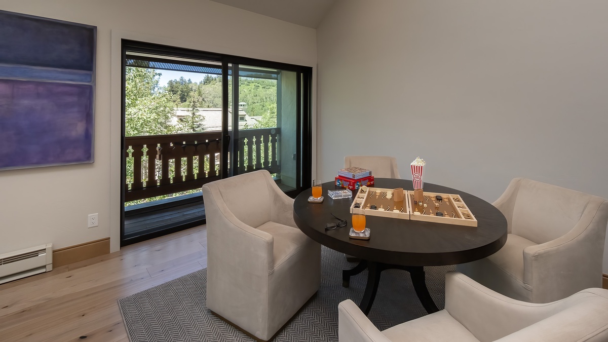 Living room card table