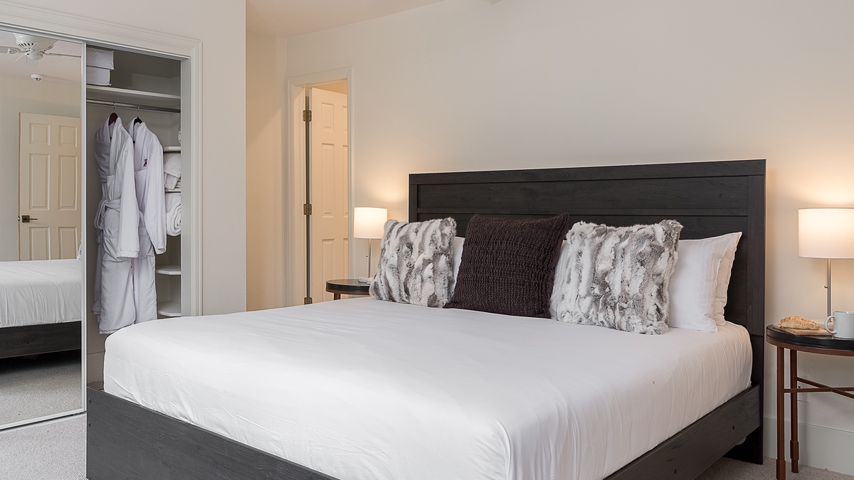 Bedroom 4, Main Level - Attached apartment king suite