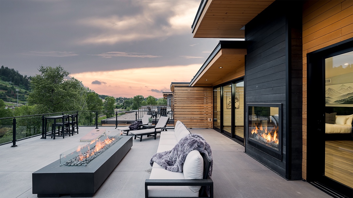 Bedroom 6, Upper Level - Triple 3 Lodge primary suite patio