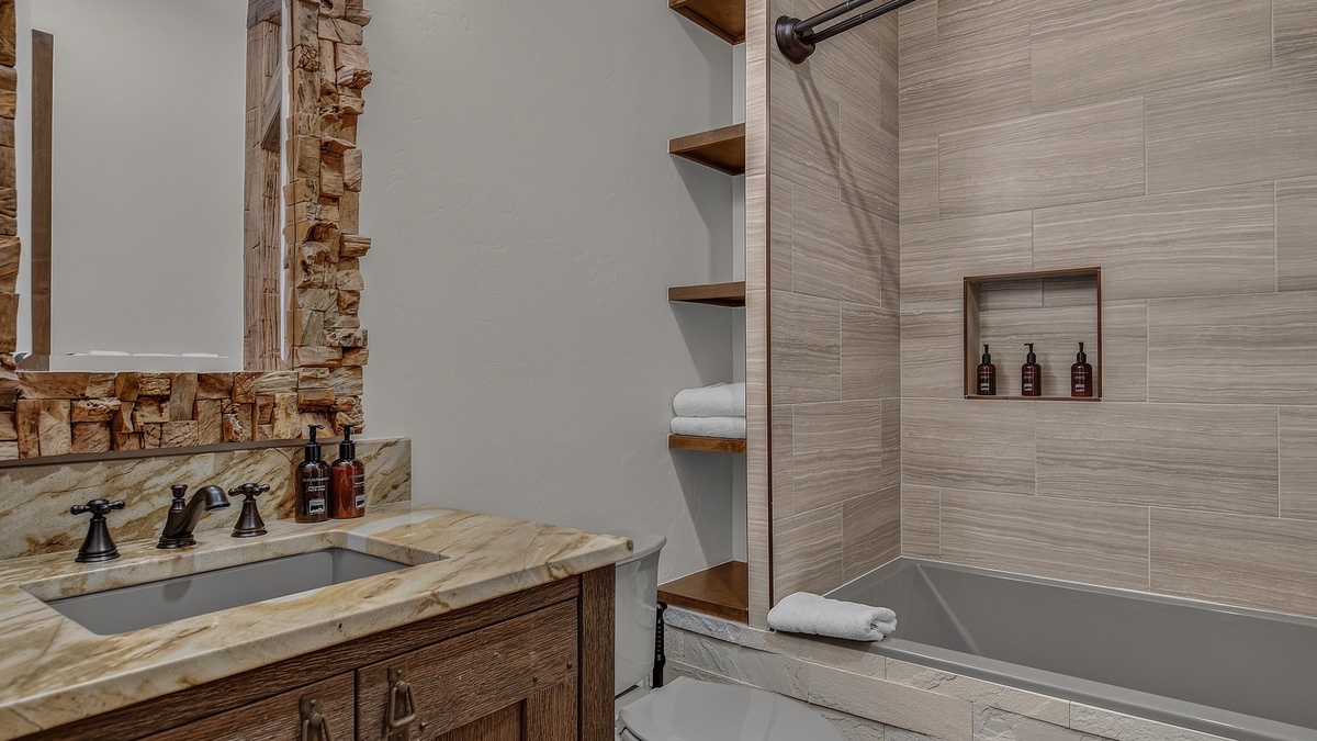 Shared Bathroom, Lower Level - Hall bathroom