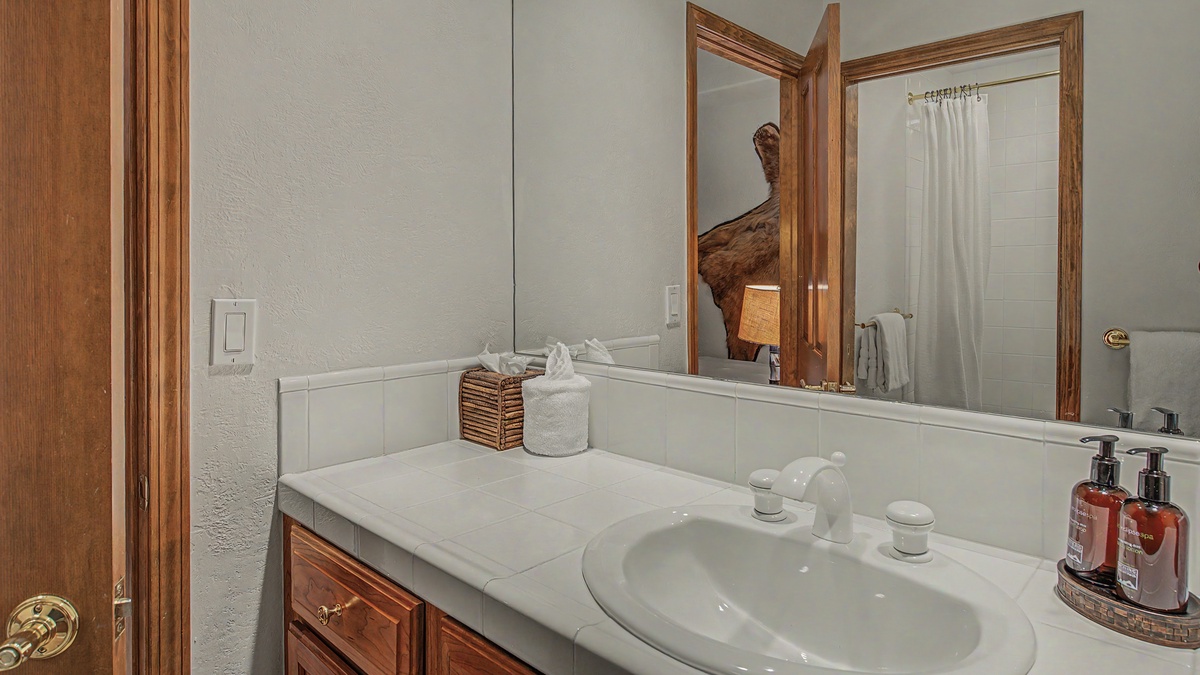 Bedroom 6, Lower Level - Ensuite with single vanity