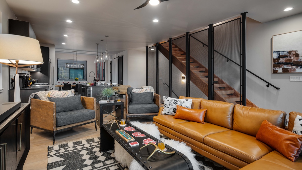 Great Room, Main Level - Modern and cozy great room