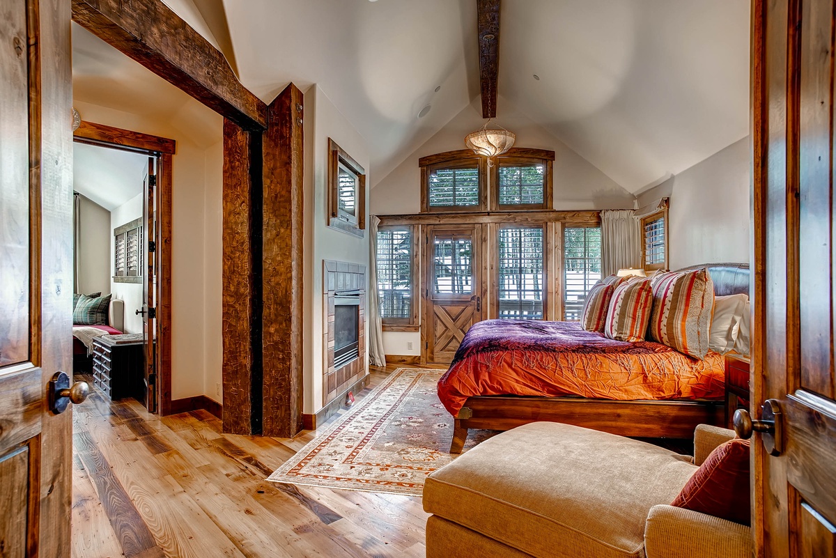 Bedroom 1, Upper Level - Primary Suite on upper level with study