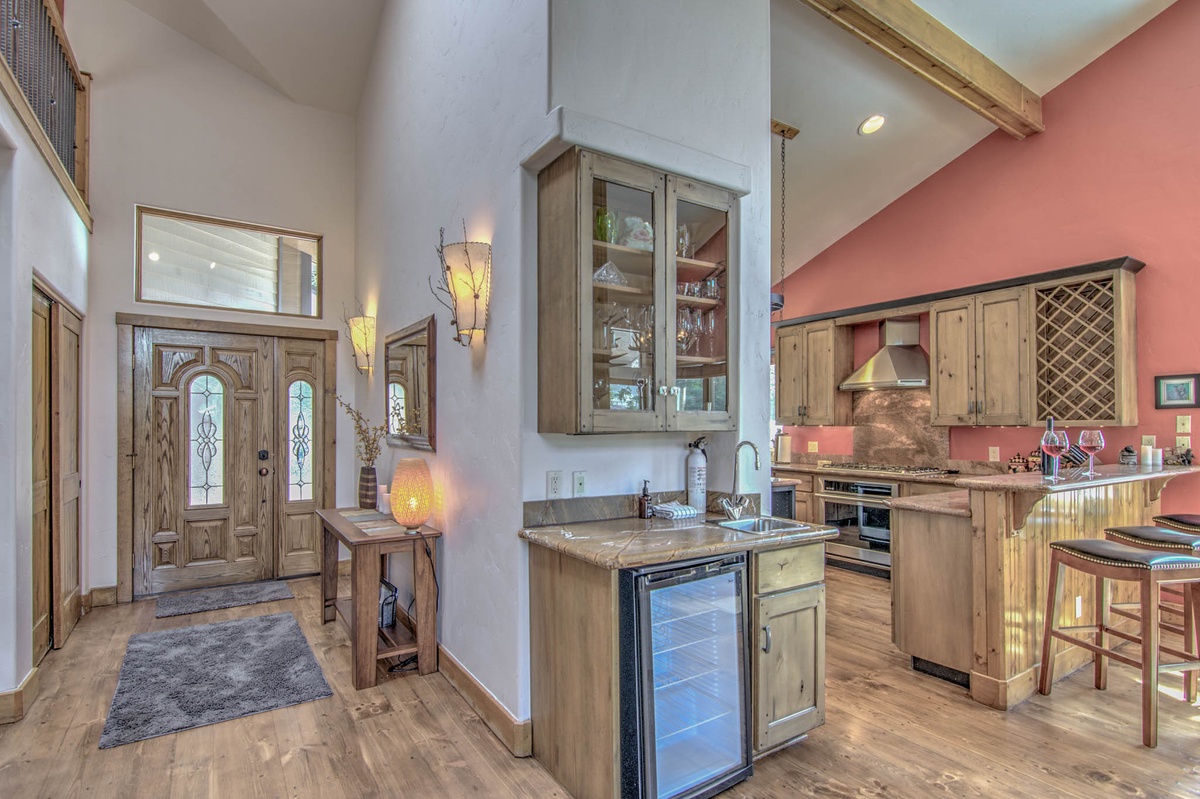 Entry and Wet Bar, Main Level