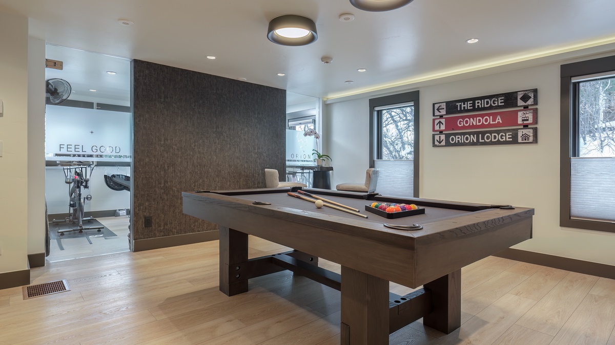Recreation Room, Main Level - Pool table