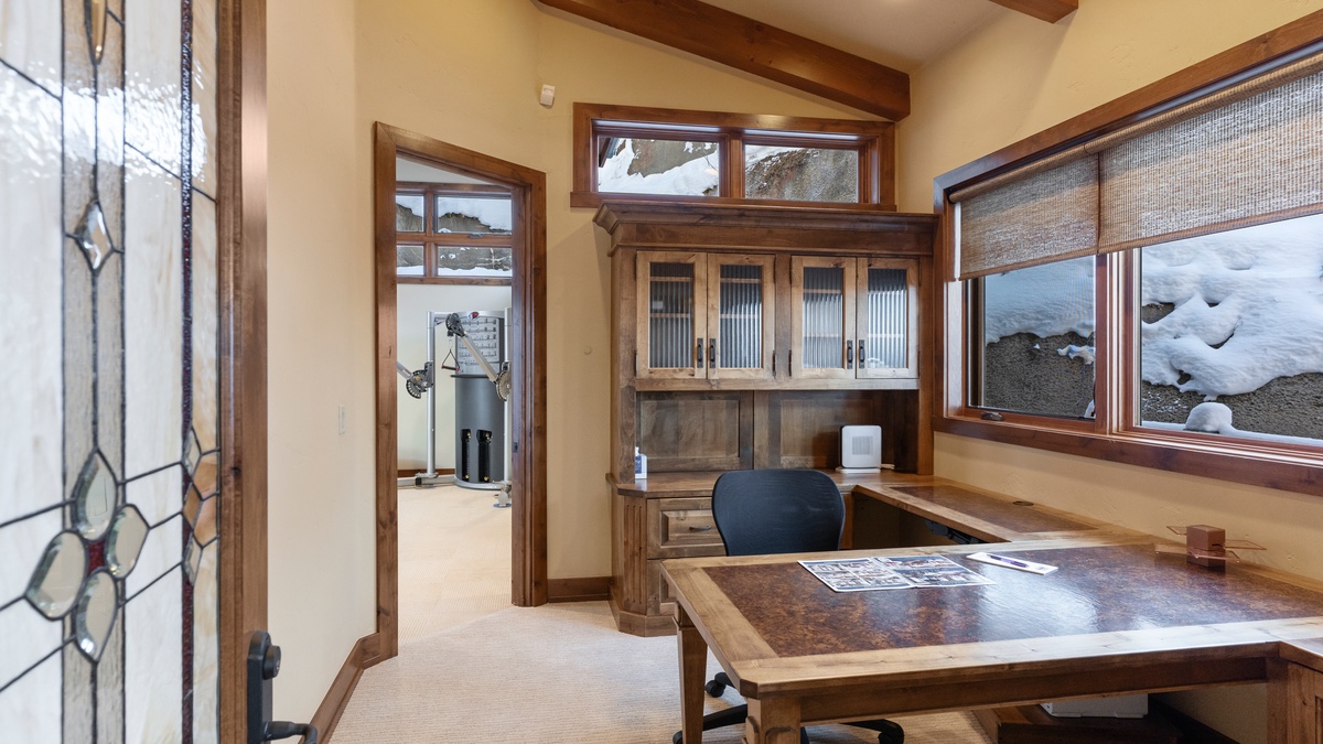 Private office on main level