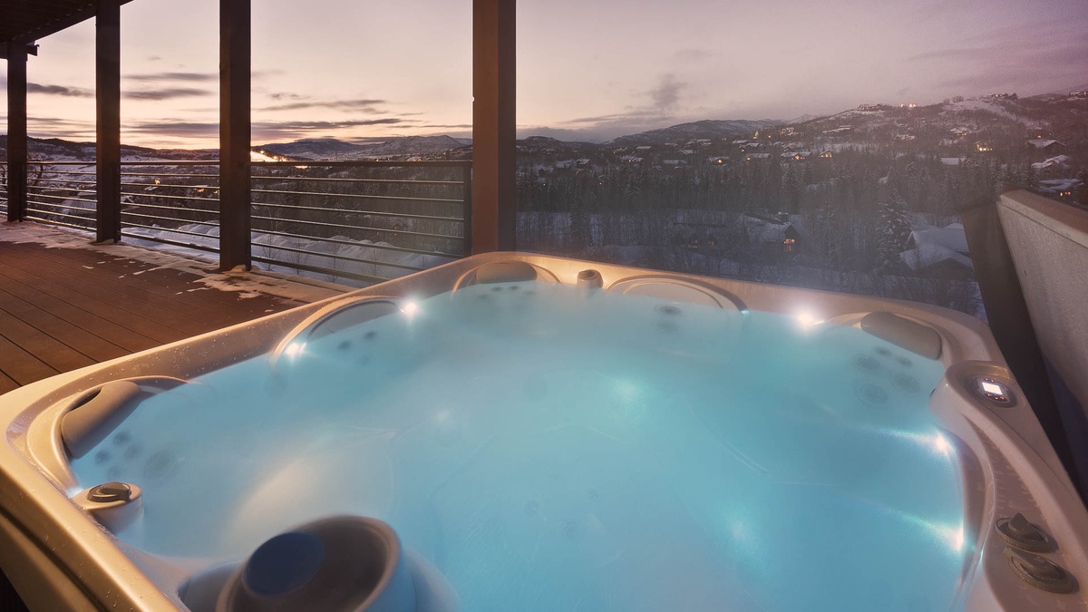 Hot Tub, Lower Level - Private hot tub with views
