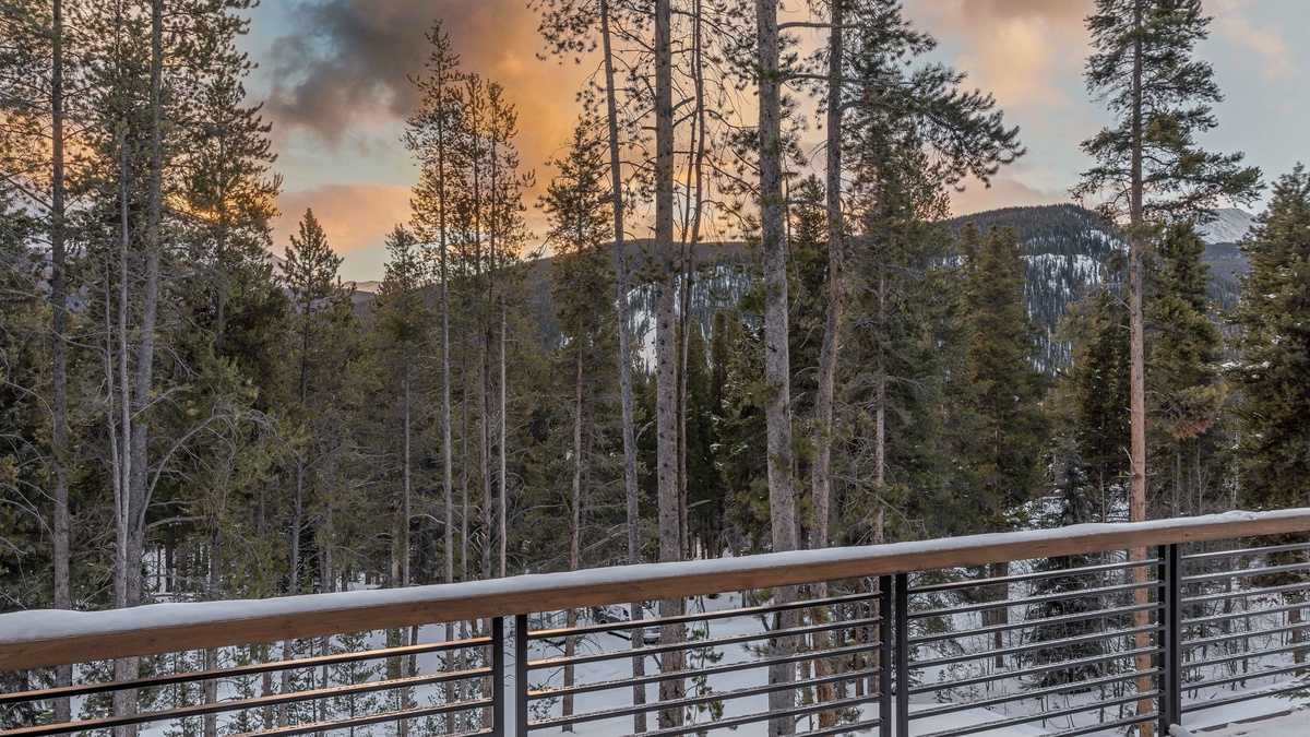 Views off the main level deck