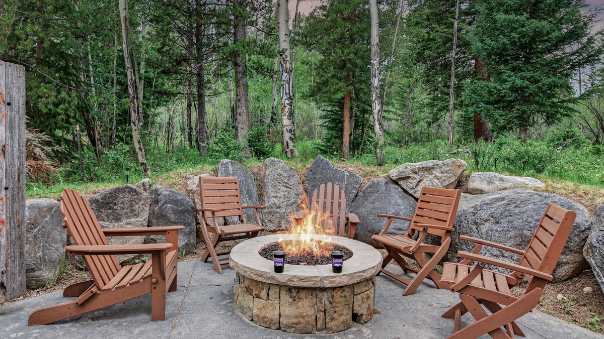 Patio, Lower Level - Fire pit with outdoor seating