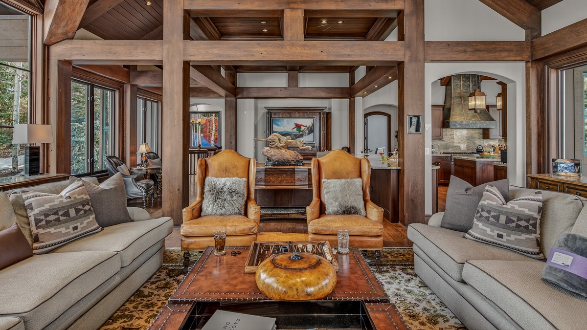 Great Room, Main Level - Open layout connecting kitchen