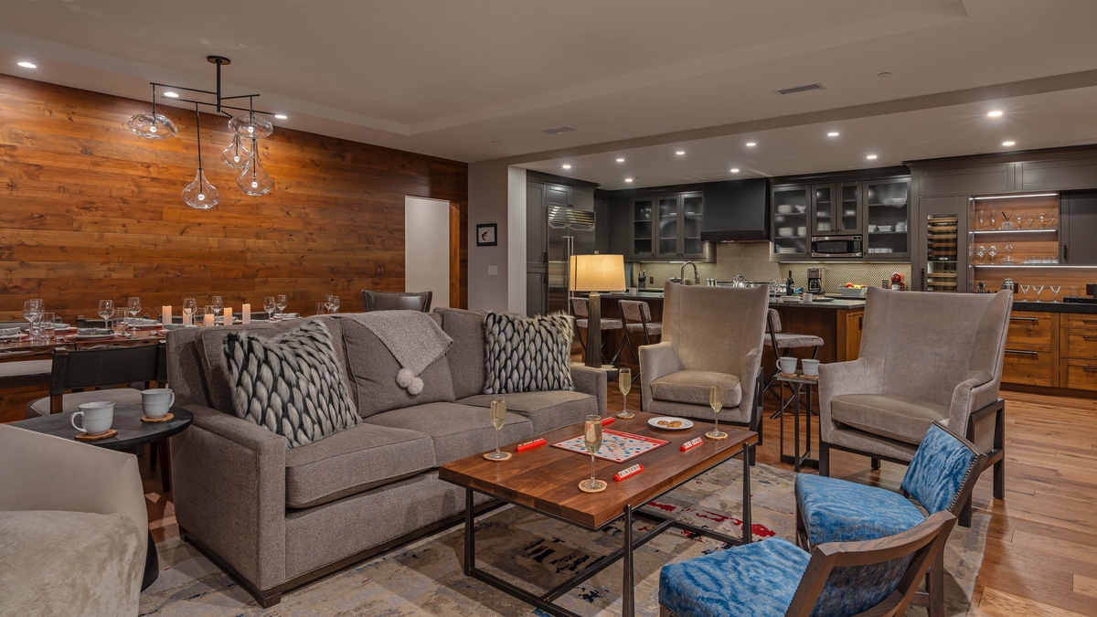 Great Room, Main Level - Open layout adjoining kitchen