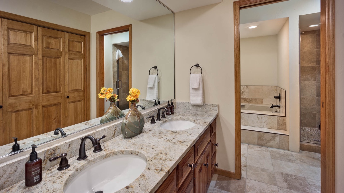 Lower shared bathroom