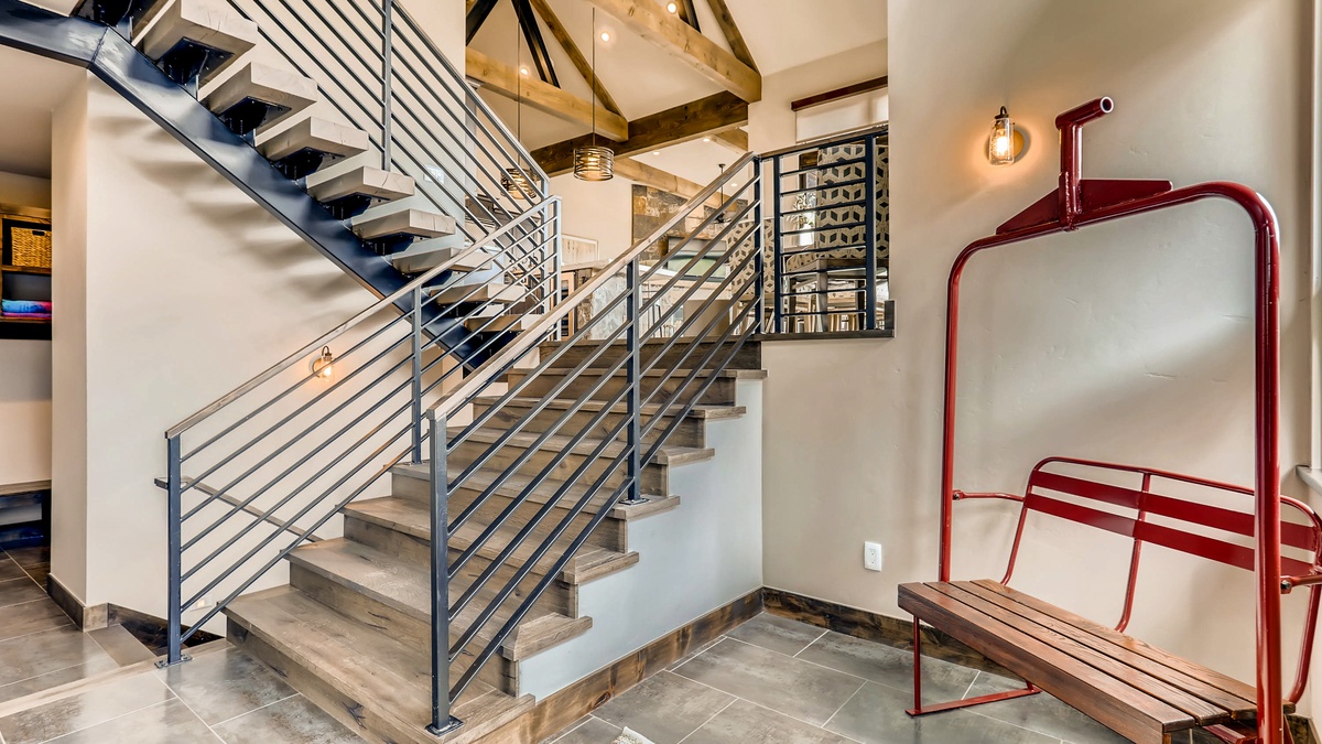 Stairs to lower level