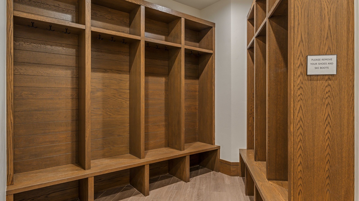 Mudroom on lower/entry level with plenty of space for gear!