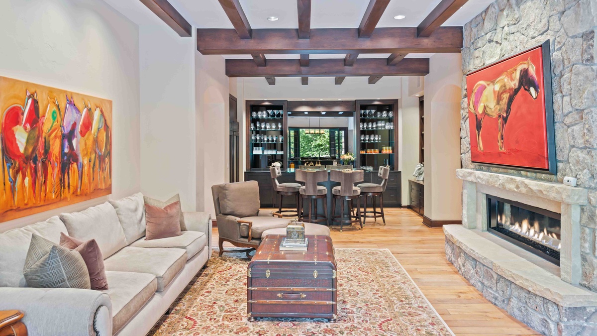 Welcome to the lower level family room