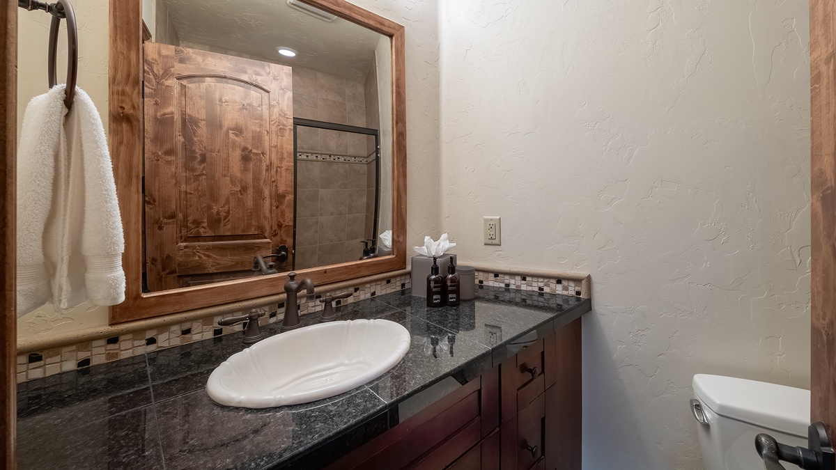 Bedroom 5, Apartment Lower Level - Guest Apartment bathroom