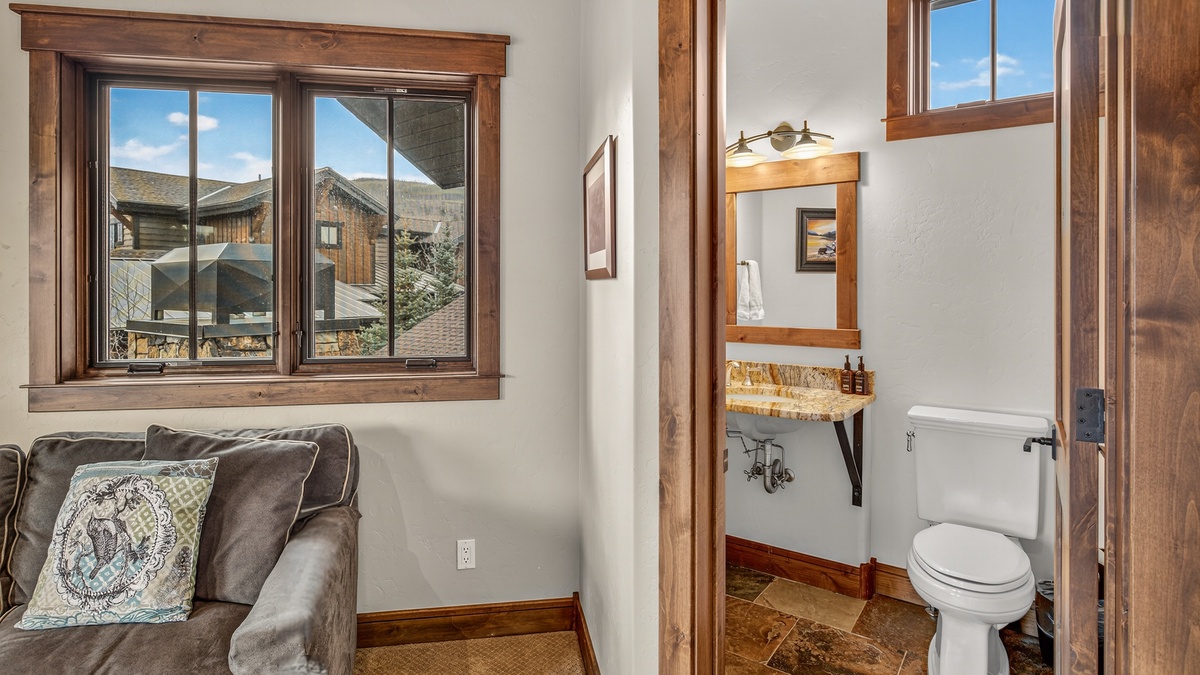 Powder Room, Upper Level