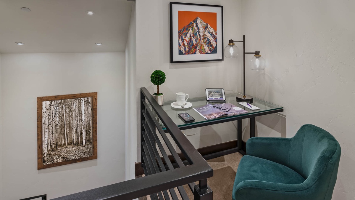 Upper level office area