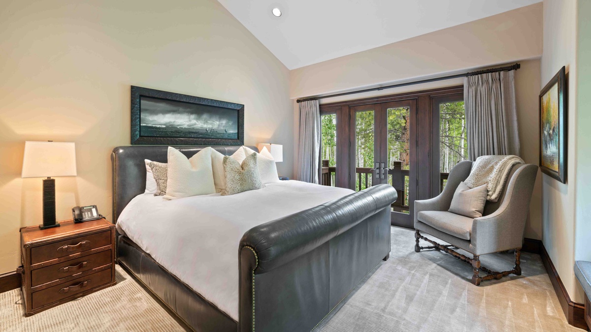 Bedroom 6, Main Level - King bedroom with private patio