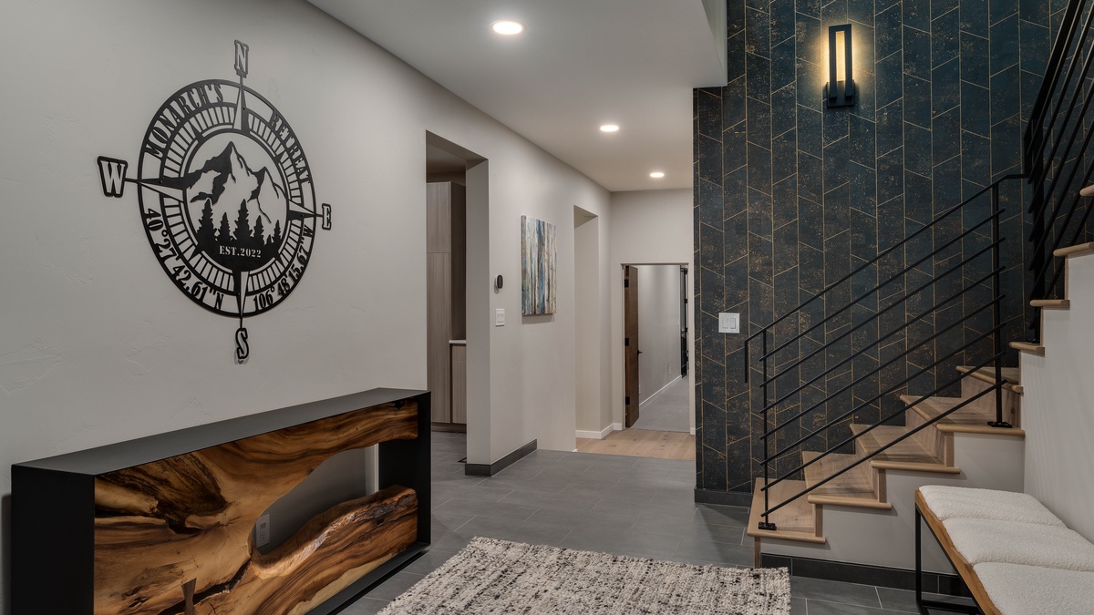 Beautiful hallway on lower level