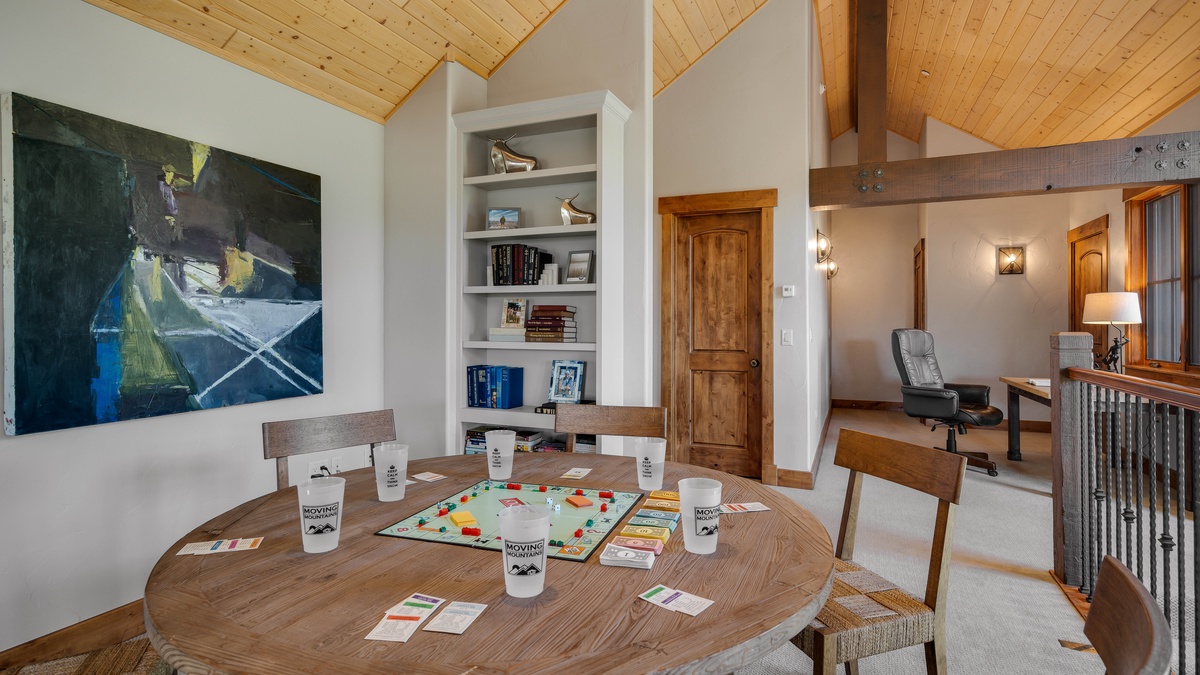 Family room in upper loft