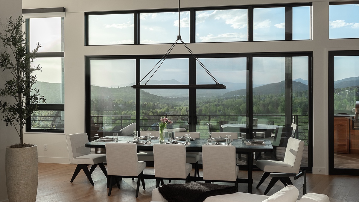 Dining Table, Main Level - With Mountain Views