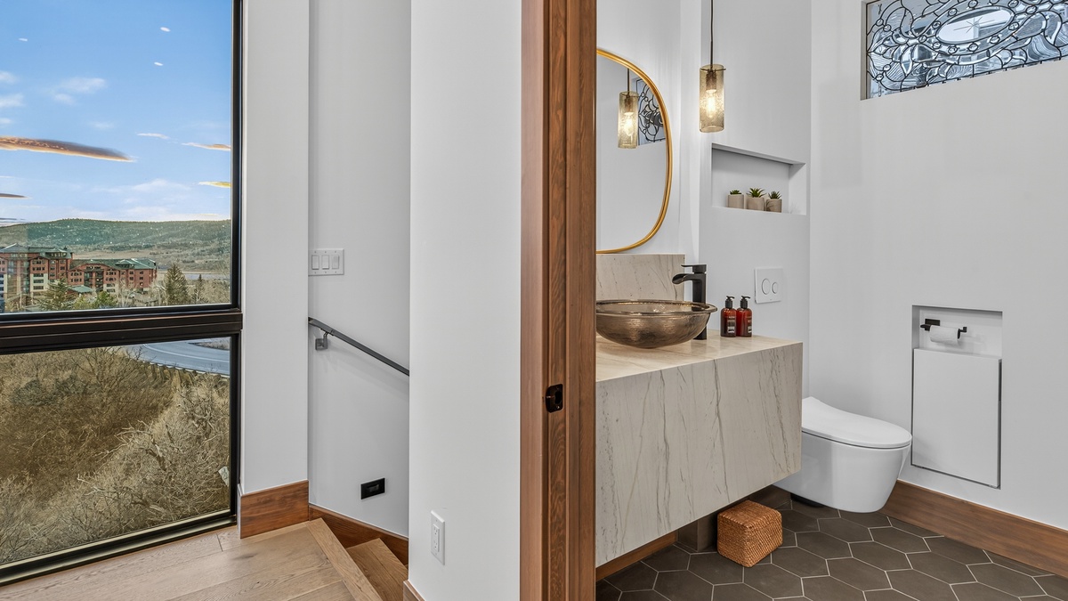 Powder Room, Upper Level