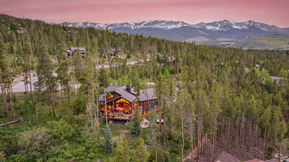Aerial of Cypress Mountain Lodge
