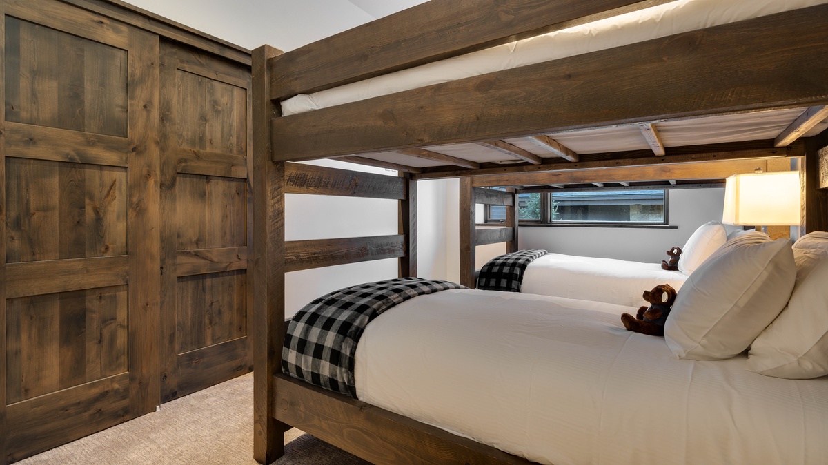 Bedroom 4, Lower Level - Bunk bedroom sleeps 4 on lower level