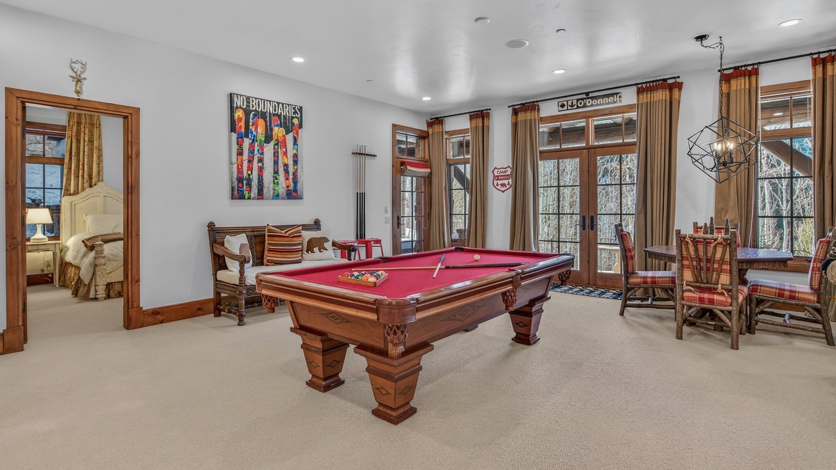 Family Room, Lower Level - Pool table