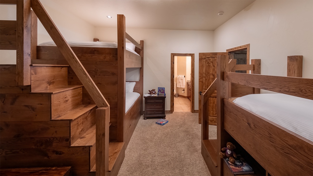 Bedroom 4, Lower Level - Bunkroom