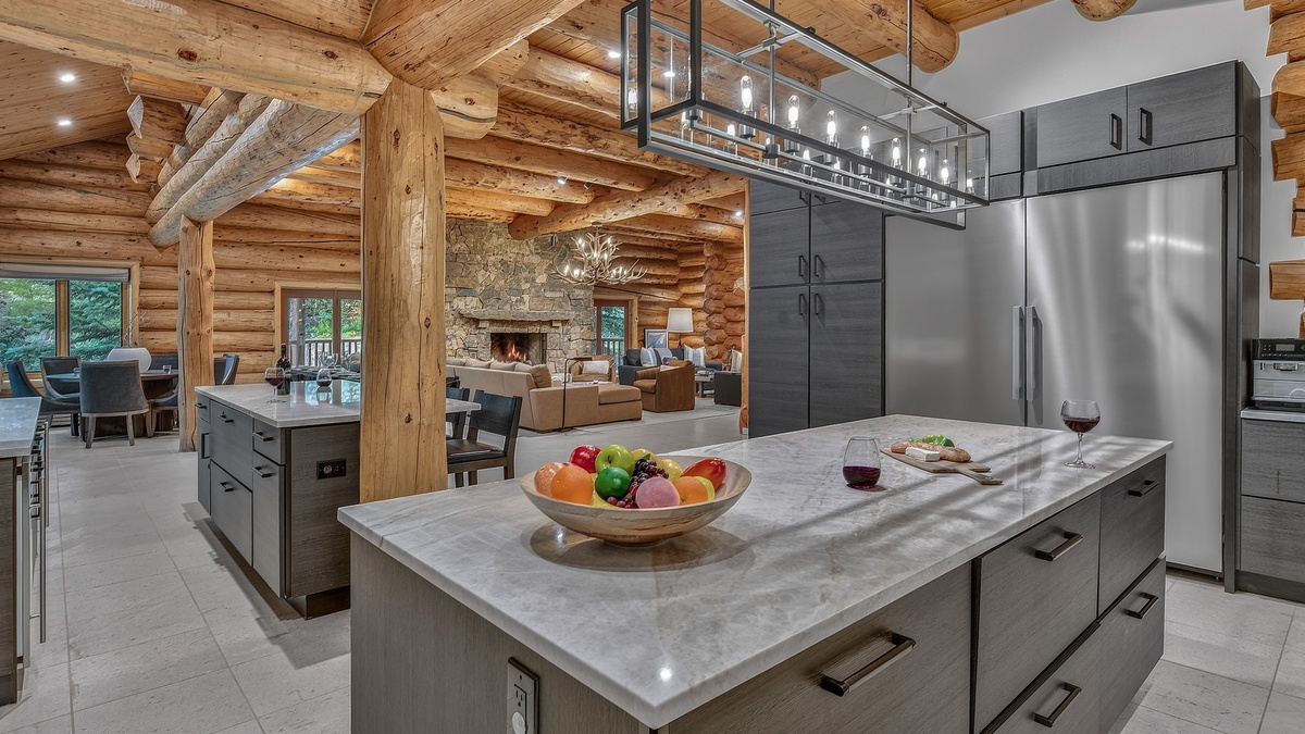 Kitchen, Main Level - Kitchen with large island and cabinetry