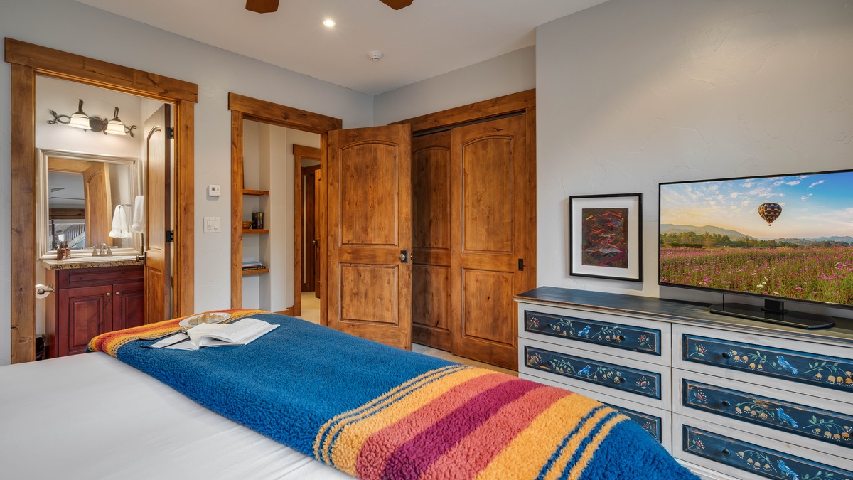 King suite on main level