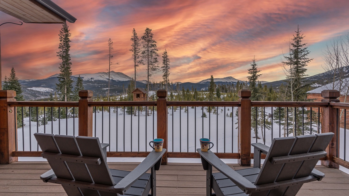 Deck views from the primary suite